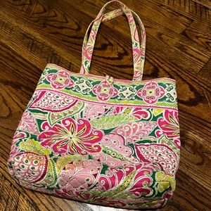Vera Bradley Pinwheel pink tote